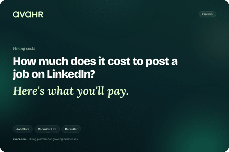 How much does it cost to post a job on LinkedIn in 2026?