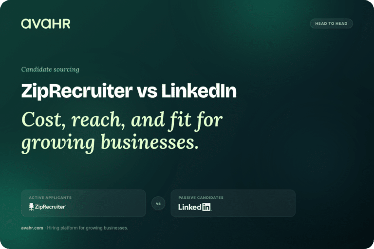 Resources ZipRecruiter vs LinkedIn for hiring: which to use, and when you need both
