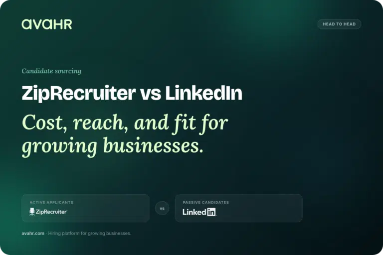 ZipRecruiter vs LinkedIn for hiring: which to use, and when you need both